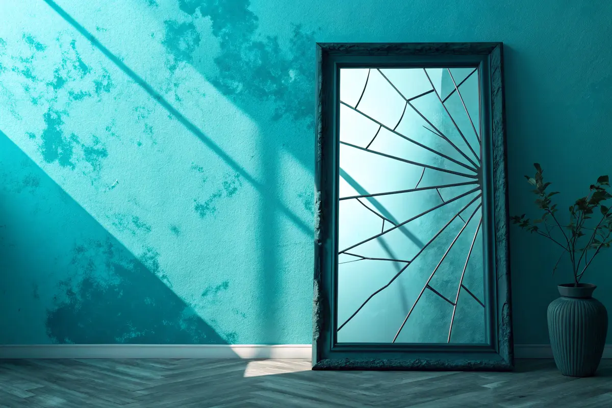 Miroir cassé : croyances ancestrales, effets psychologiques et rituels pour chasser le mauvais sort