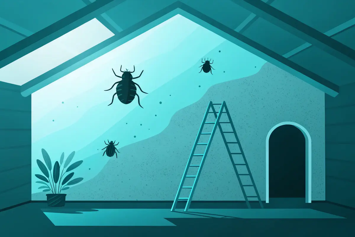 Comment éliminer les asticots et les larves de mites alimentaires sur votre plafond